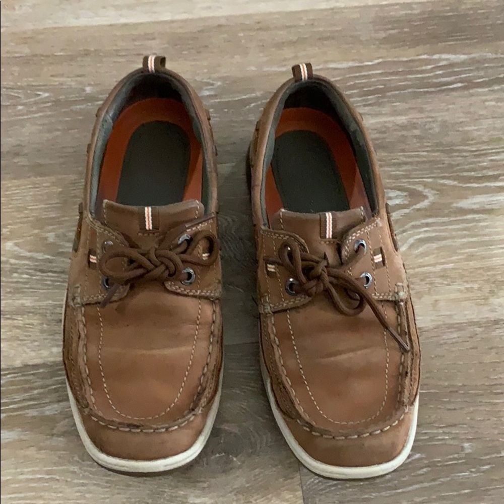 Clarks-Unstructured Boat Shoes